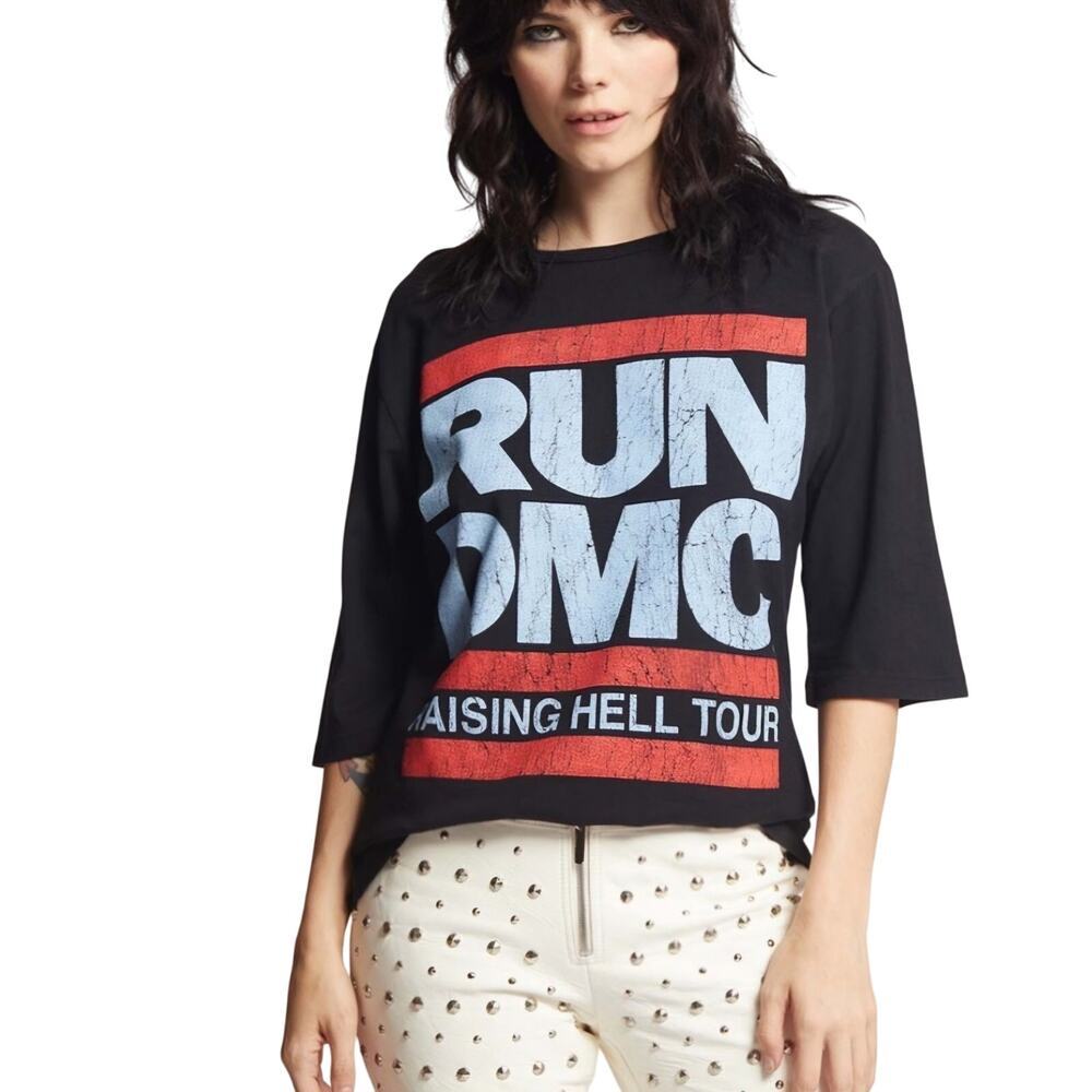 Run DMC “ Raising Hell 1986 Rap concert festival Hip hop recycled Karma NWOT S